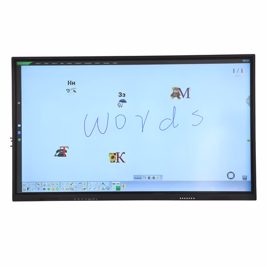OEM Factory 4K Classroom TV Display Interactive Flat Panel Digital Writing LCD Whiteboard Touch Screen Smart Board for Teaching and Meeting